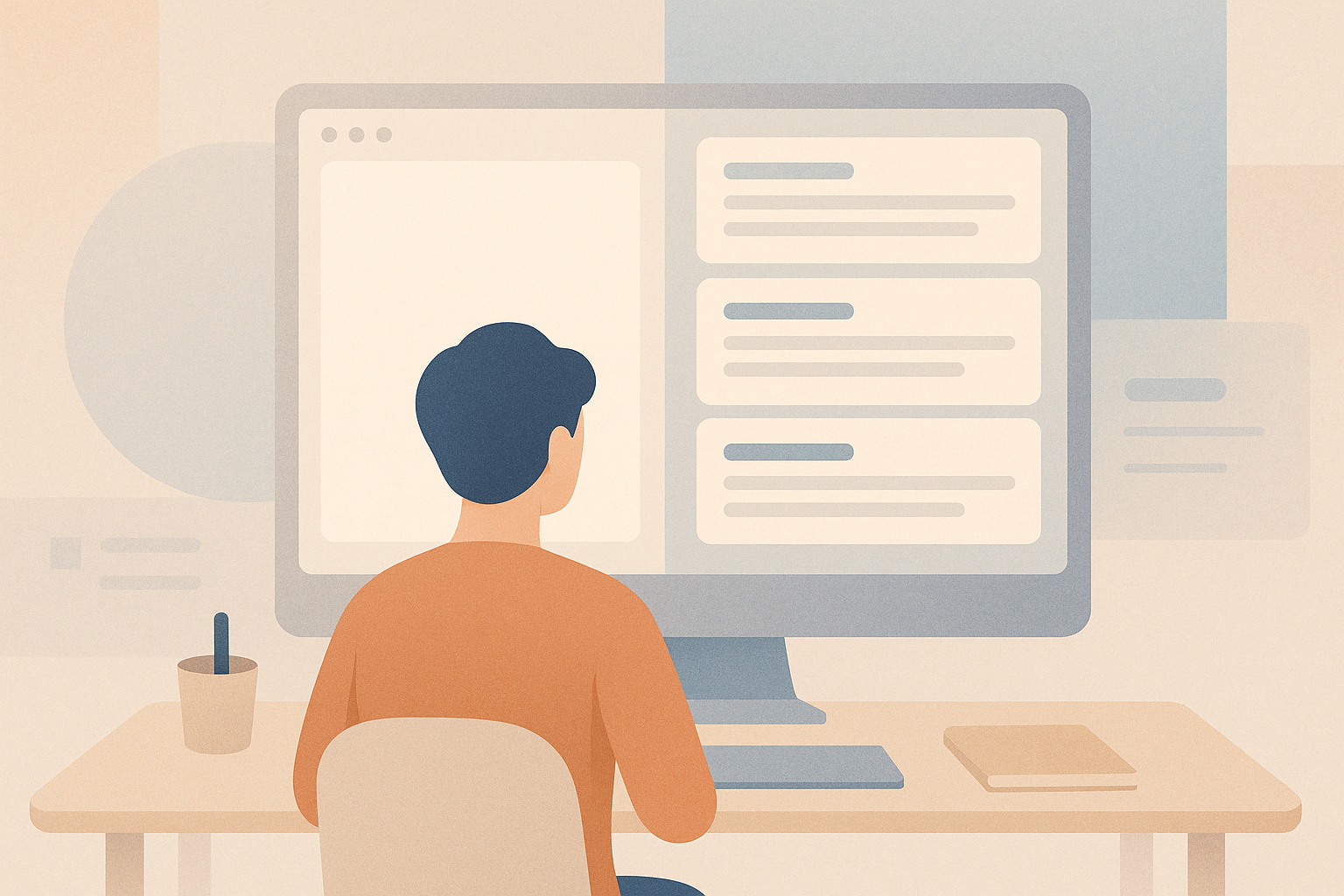 Cover illustration for best proposal template for freelancers who freeze at a blank page