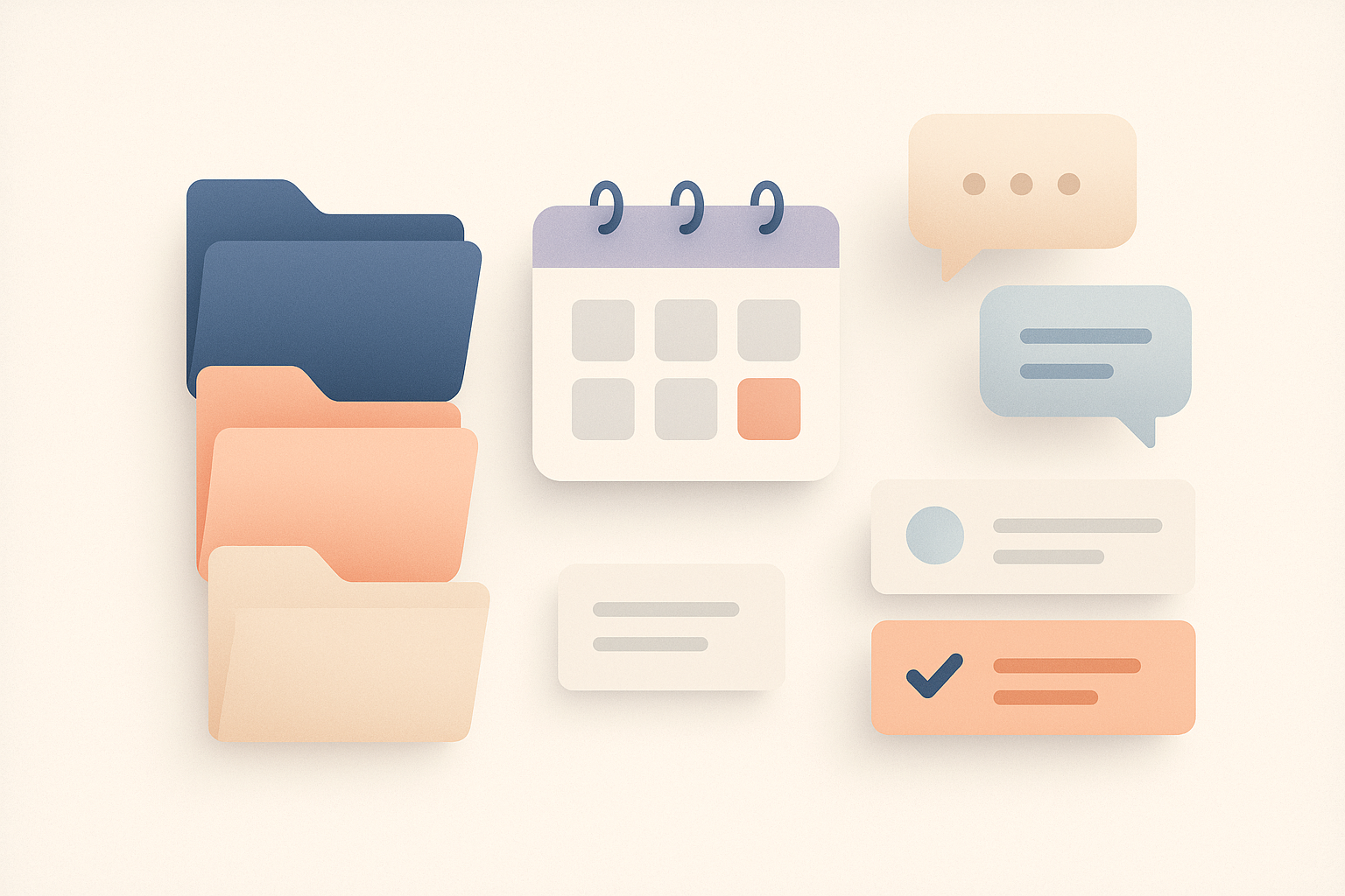 Cover illustration for how to organize freelance projects without a complicated system