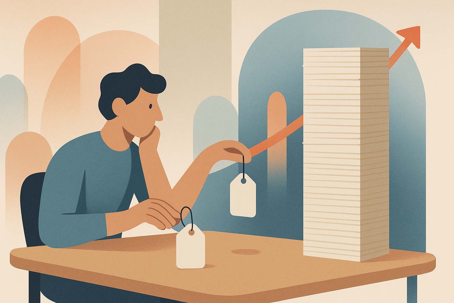 Cover illustration for why freelancers undercharge and how to stop